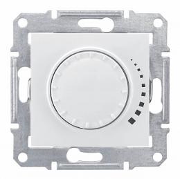 Изображение продукта Диммер поворотный емкостный проходной Schneider Electric Sedna 60-500W 